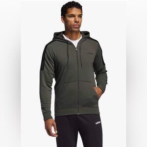 ADIDAS  Men's French Terry Hoodie, Size M